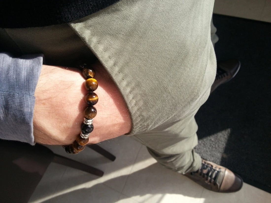 Original Tiger Eye Stone Mala - 108 Beads (Lab Tested and Government Certified)