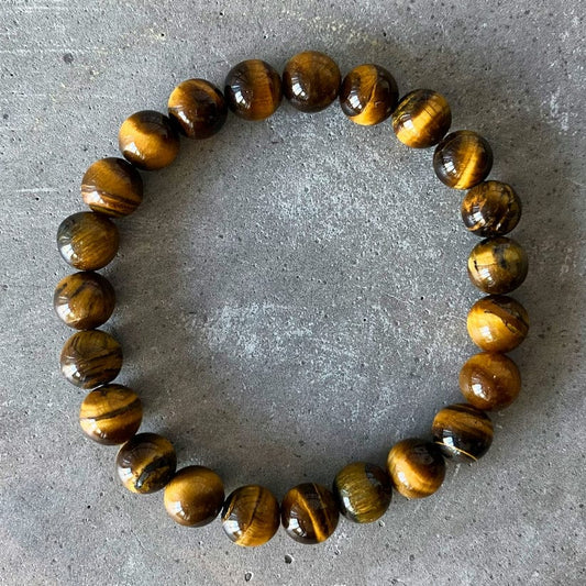 Original Tiger Eye Stone Mala - 108 Beads (Lab Tested and Government Certified)