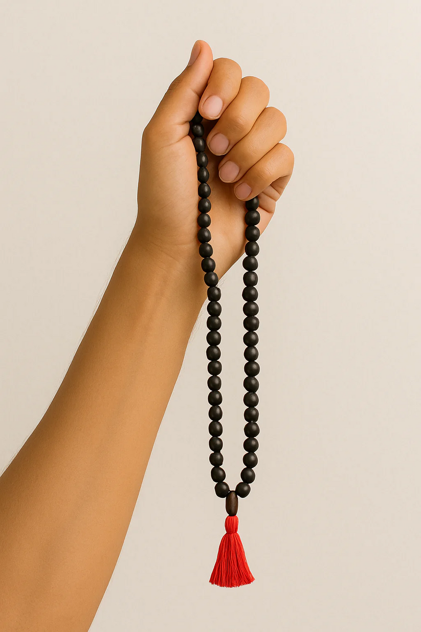 Original Karungali Malai – 108 Ebony Blackwood Beads (Lab Tested and Government Certified)